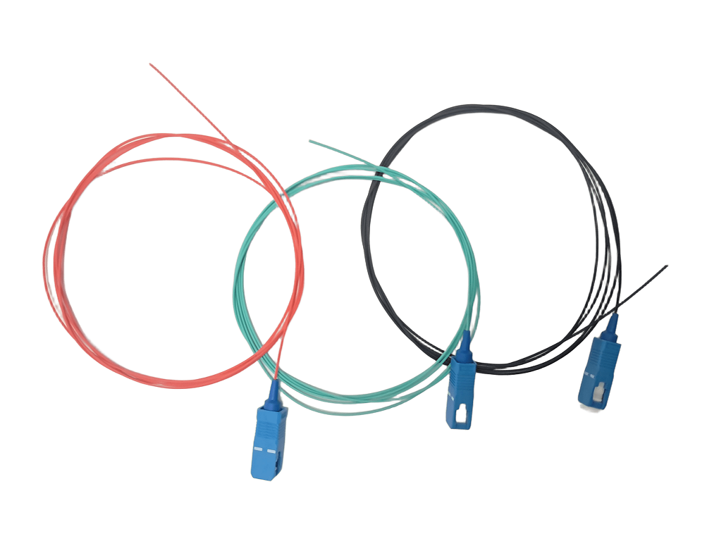 پیگتیل فیبر نوری 12 رنگ SC/UPC SM 1 CORE کد G652